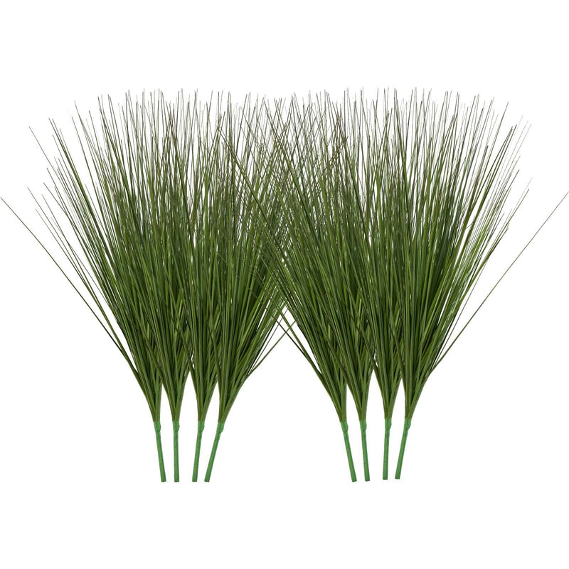Artificial Grass Plant 686mm Faux Onion Grass 8 Pack Green Indoor Outdoor