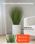 Artificial Grass Plant 686mm Faux Onion Grass 8 Pack Green Indoor Outdoor