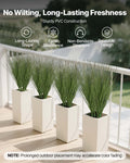 Artificial Grass Plant 686mm Faux Onion Grass 8 Pack Green Indoor Outdoor
