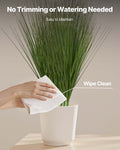 Artificial Grass Plant 686mm Faux Onion Grass 8 Pack Green Indoor Outdoor