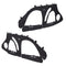 Cab Enclosure Upper Doors, Compatible with Polaris RZR PRO 2020-2024/Polaris RZR Turbo2022-2024, Soft Upper Doors, Upgraded Zipper UTV Soft Side Window Kit, Fit with Side Mirrors and Windshields