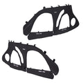 Cab Enclosure Upper Doors, Compatible with Polaris RZR PRO 2020-2024/Polaris RZR Turbo2022-2024, Soft Upper Doors, Upgraded Zipper UTV Soft Side Window Kit, Fit with Side Mirrors and Windshields