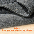 Rug Pad Without Slip Resistance, Protective Cushioning Carpet Pad, 8' x 10', 1/2
