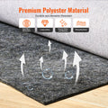 Rug Pad Without Slip Resistance, Protective Cushioning Carpet Pad, 8' x 10', 1/2