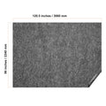 Rug Pad Gripper 8' x 10' Protective Carpet Pad 0.24