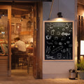 Rustic Wood Framed Chalkboard 35x46