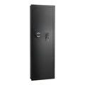 Wall Safe 4-Tier Gun Safe Password Key LED Black In-Wall Box