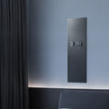 Wall Safe 4-Tier Gun Safe Password Key LED Black In-Wall Box