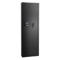Wall Safe 4-Tier Gun Safe Password Key LED Black In-Wall Box