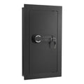 Wall Safe Hidden 3-Tier Password Key LED Steel In-Wall Box Black