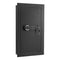 Wall Safe Hidden 3-Tier Password Key LED Steel In-Wall Box Black