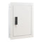 Wall Safe 0.83 sqft 3-Tier Hidden Password Key Turn Knob Steel