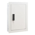 Wall Safe 0.83 sqft 3-Tier Hidden Password Key Turn Knob Steel