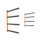 Wall Mounted Kayak Storage Rack 4-Capacity Adjustable Padded Arms