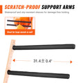 Wall Mounted Kayak Storage Rack 4-Capacity Adjustable Padded Arms