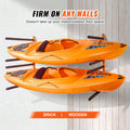 Wall Mounted Kayak Storage Rack 4-Capacity Adjustable Padded Arms