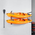 Wall Mounted Kayak Storage Rack 4-Capacity Adjustable Padded Arms