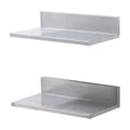 Stainless Steel Wall Shelf 21.8x40.6cm 20kg Floating Backsplash