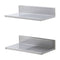 Stainless Steel Wall Shelf 21.8x40.6cm 20kg Floating Backsplash