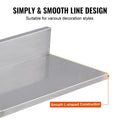Stainless Steel Wall Shelf 21.8x40.6cm 20kg Floating Backsplash