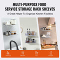 Stainless Steel Wall Shelf 21.8x40.6cm 20kg Floating Backsplash