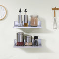 Stainless Steel Wall Shelf 21.8x40.6cm 20kg Floating Backsplash