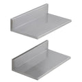 Stainless Steel Wall Shelf 21.8x40.6cm 20kg Floating Backsplash