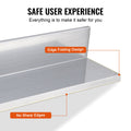 Stainless Steel Wall Shelf 8.6x24