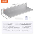 Stainless Steel Wall Shelf 8.6x24