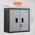 Foldable Wall Cabinet 26 Garage Storage Wall Mounted