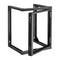 12U Wall Mount Server Rack 68kg Carbon Steel Open Frame Black