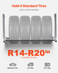 Wall Mounted Folding Tire Rack 32-48