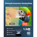 Manual Projector Screen, 1829 mm 4:3 4K 1080 HD Retractable Pull Down Projector Screen, Wall Mounted Movie Projection with Pull Rope, Portable Display Projectoin for Family Home Office Theater