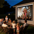 Manual Projector Screen 1829mm 4:3 1080p Pull Down Wall Mount