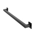 Wall Mounted Stair Handrail 910mm Black Iron 113kg Industrial