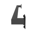 Wall Mounted Stair Handrail 910mm Black Iron 113kg Industrial