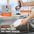 Commercial Faucet with Pre-Rinse Sprayer, 36