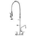 Commercial Faucet with Pre-Rinse Sprayer, 36