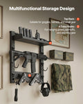 Gun Rack Wall Mount Heavy Duty Steel 3 Rifle Shotgun Holder