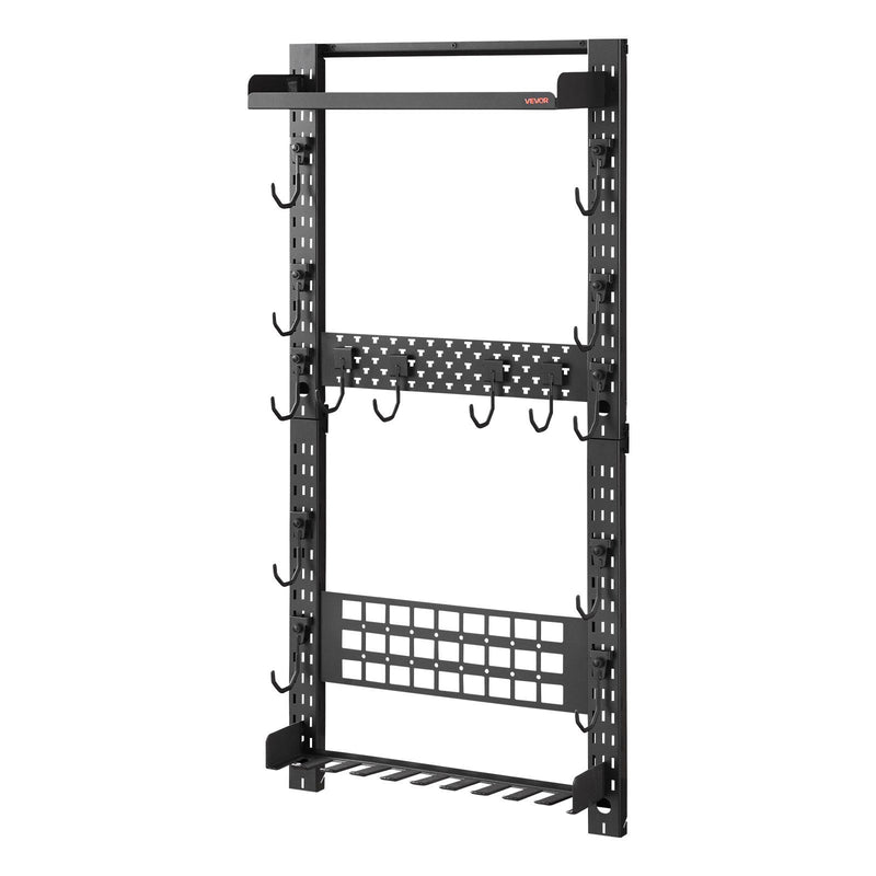 Gun Rack Wall Mount Heavy Duty Steel 5 Rifle Shotgun MOLLE Magazine