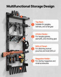 Gun Rack Wall Mount Heavy Duty Steel 5 Rifle Shotgun MOLLE Magazine