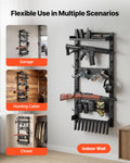 Gun Rack Wall Mount Heavy Duty Steel 5 Rifle Shotgun MOLLE Magazine