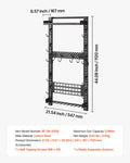 Gun Rack Wall Mount Heavy Duty Steel 5 Rifle Shotgun MOLLE Magazine