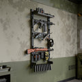 Gun Rack Wall Mount Heavy Duty Steel 5 Rifle Shotgun MOLLE Magazine