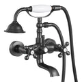 Wall Mount Clawfoot Tub Faucet Oil-Rubbed Bronze Handheld Shower