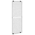 3x Grid Wall Panels 610x1828mm Black Wire Display Rack Storage