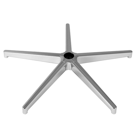 Office Chair Base 710mm Heavy Duty Universal Replacement Silver