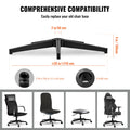 Office Chair Base 710mm 1134kg Heavy Duty Universal Desk Chair Part Black