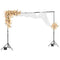 Backdrop Stand 298x300cm Adjustable Photo Studio Kit Heavy Duty