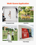Backdrop Stand 298x300cm Adjustable Photo Studio Kit Heavy Duty